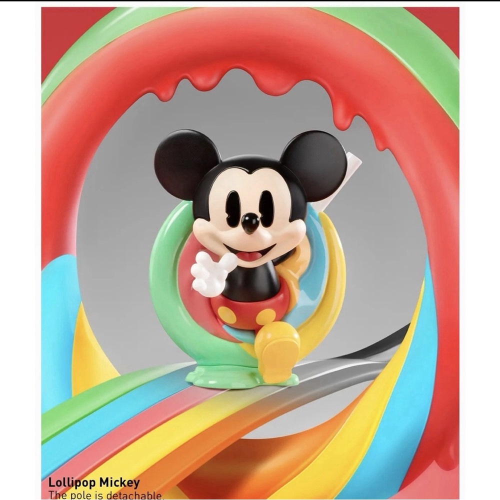 NIB Pop Mart Mickey Childhood of Boundless Imagination Figurine- Lollipop Mickey